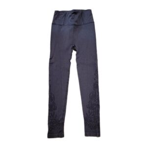 Calia Women's grey legging w/ floral eyelet design‎ size XS